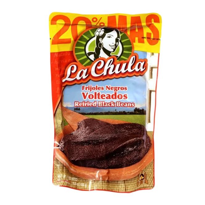 Hovedbilde FRIJOLES VOLTEADOS NEGROS 400g LA CHULA ( El ...