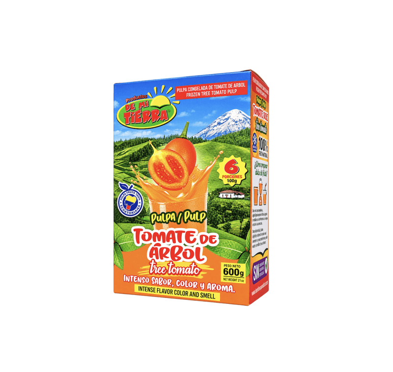 DISPLAY PULPA TOMATE DE ARBOL 6 X 100g DE MI TIERRA