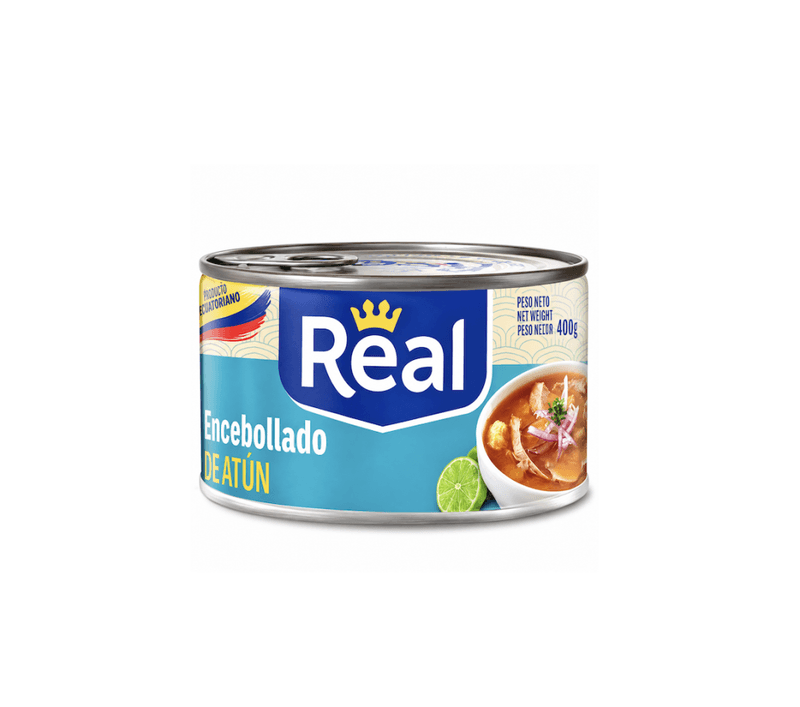 ENCEBOLLADO DE ATUN 400g REAL