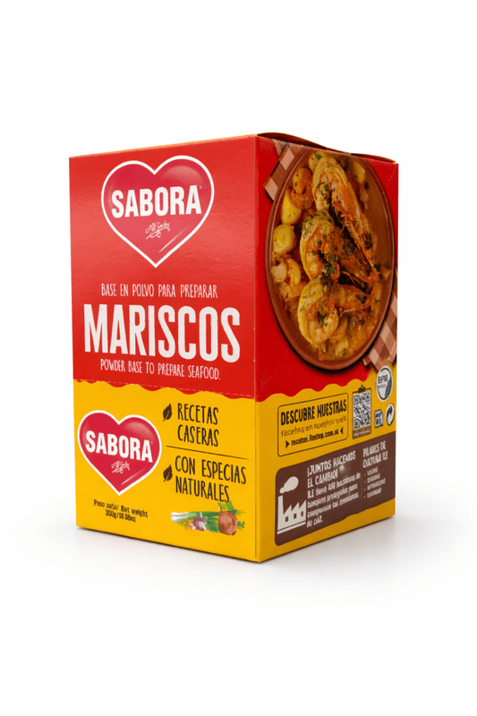 BASE EN POLVO MARISCOS SABORA DISPLAY 300g 12stk
