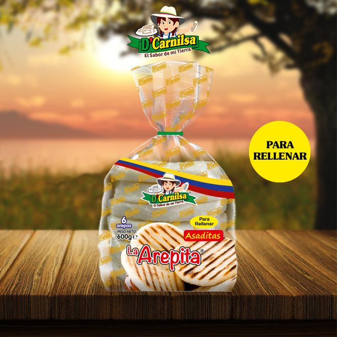 Hovedbilde AREPA PARA RELLENAR 6 stk 800g 🇻🇪