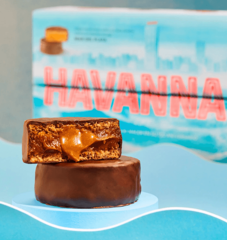 ALFAJOR HAVANNA MAR DEL PLATA 150 ANIVERSARIO DISPLAY 4stk 360g