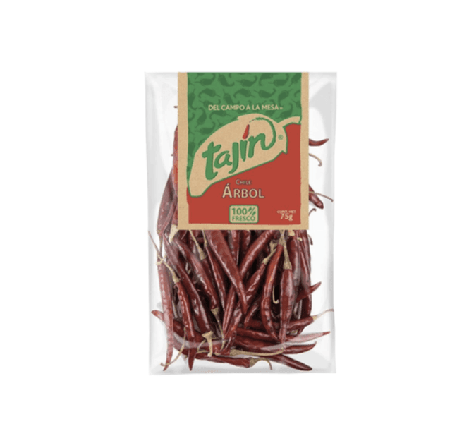 Hovedbilde CHILI DE ARBOL TAJIN 75g