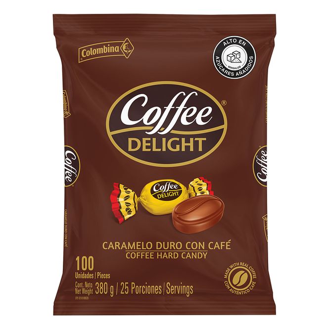 Hovedbilde CARAMELO DURO COLOMBIANO 100stk, COFFE DELIGHT  ...